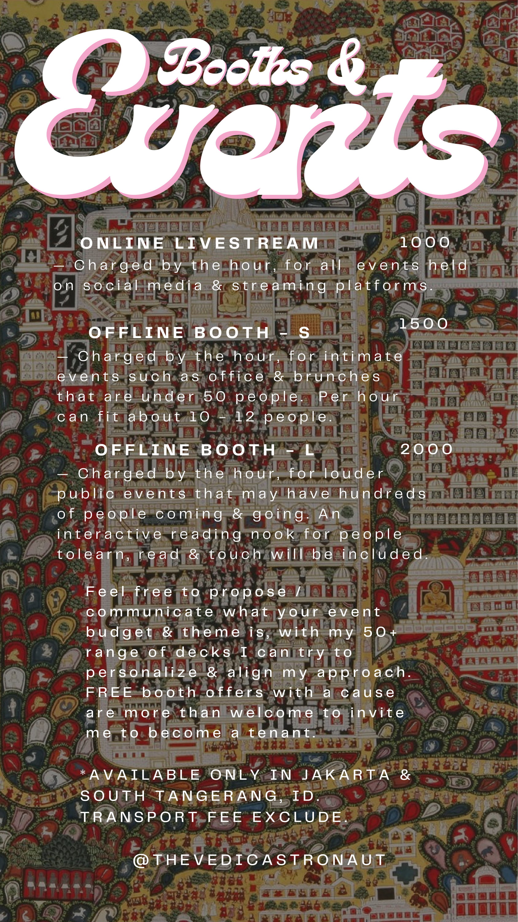 Booths & Events
